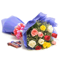 online birthday roses delivery for girlfriend to solapur