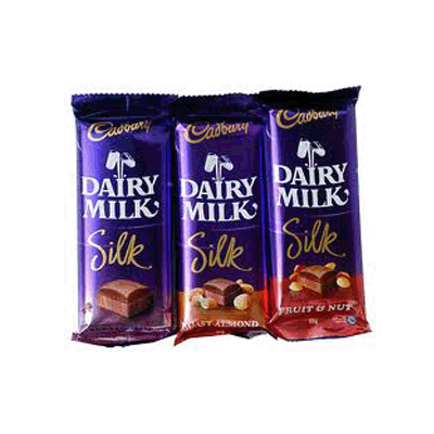 send Pack of 3 Cadbury Silk to solapur