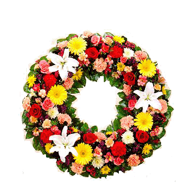 send Multicolour Wreath to solapur