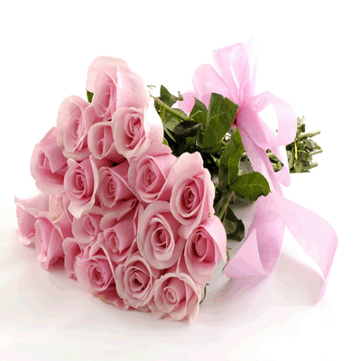 Bunch of 40 pink roses to solapur