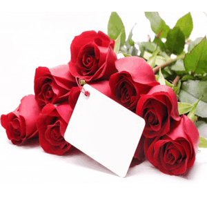 send Bunch of 60 Red Roses & Valentine Card