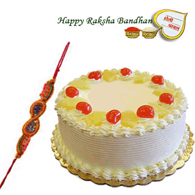 rakhi and cake for brother to solapur